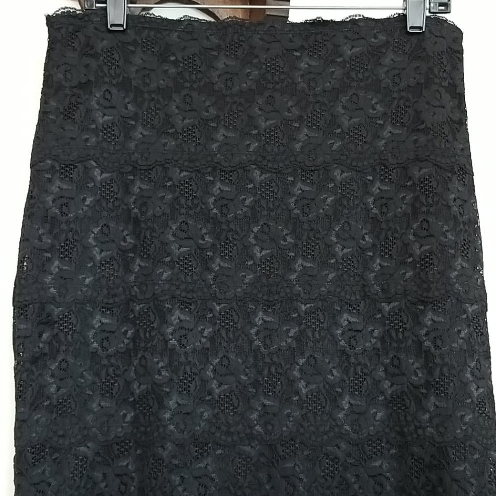 Guess by Marciano Stretch Lace Pencil Skirt